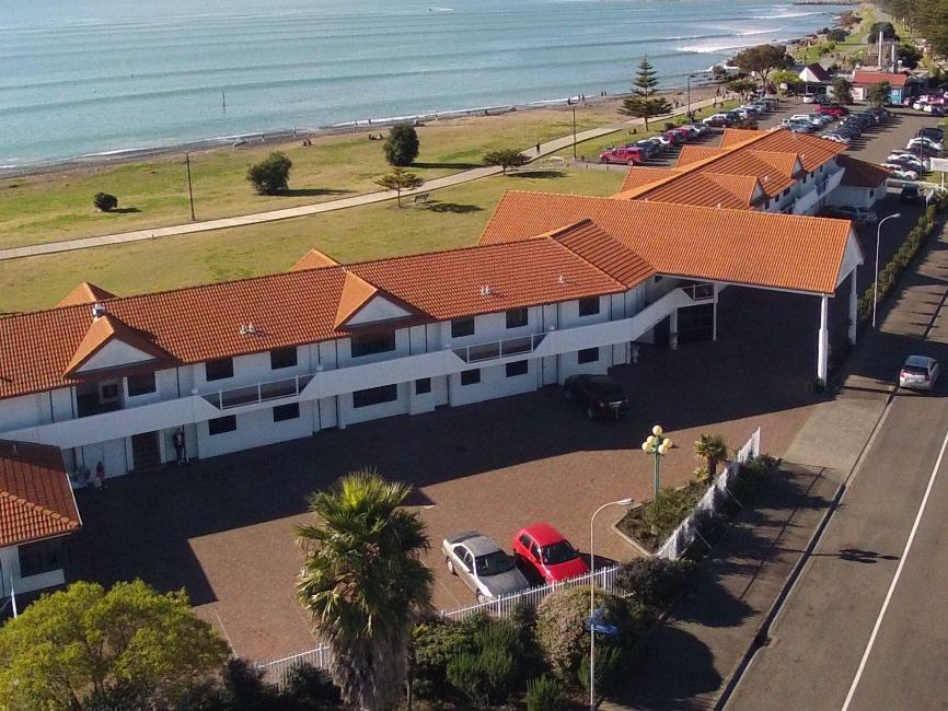 Harbour View Motel On Ahuriri Beach In Napier Nz With Sea View Suites Esterno foto